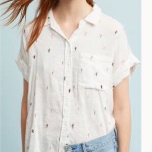 RAILS button up shirt with cacti